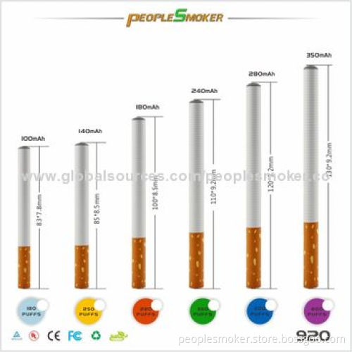 300 Puffs Disposable E-cigarettes with 280mAh Battery Capacity